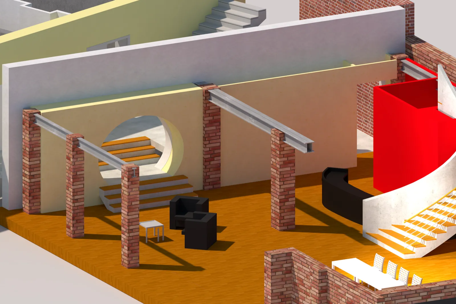 Rendering west elevation Freimuthstraße 2